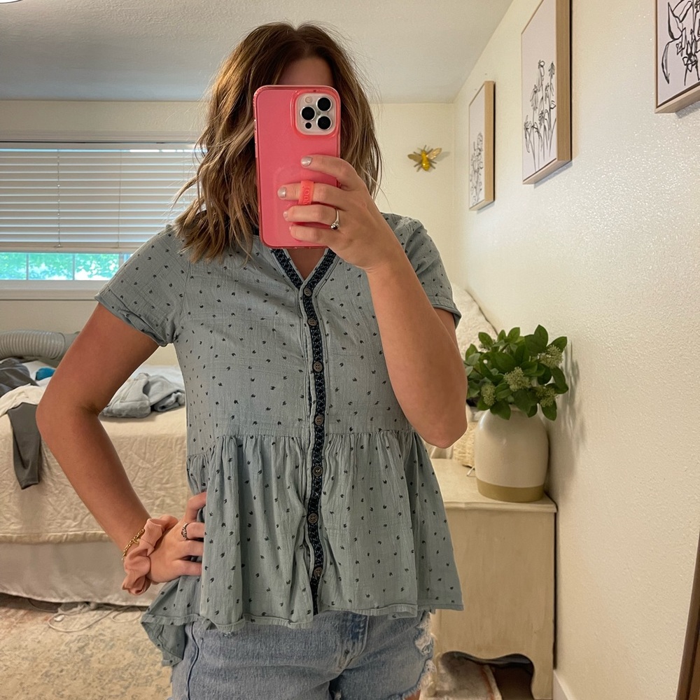 Blue blouse